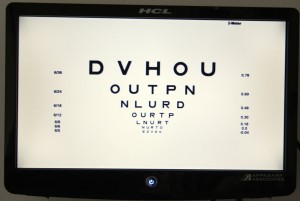 LCD Vision Chart